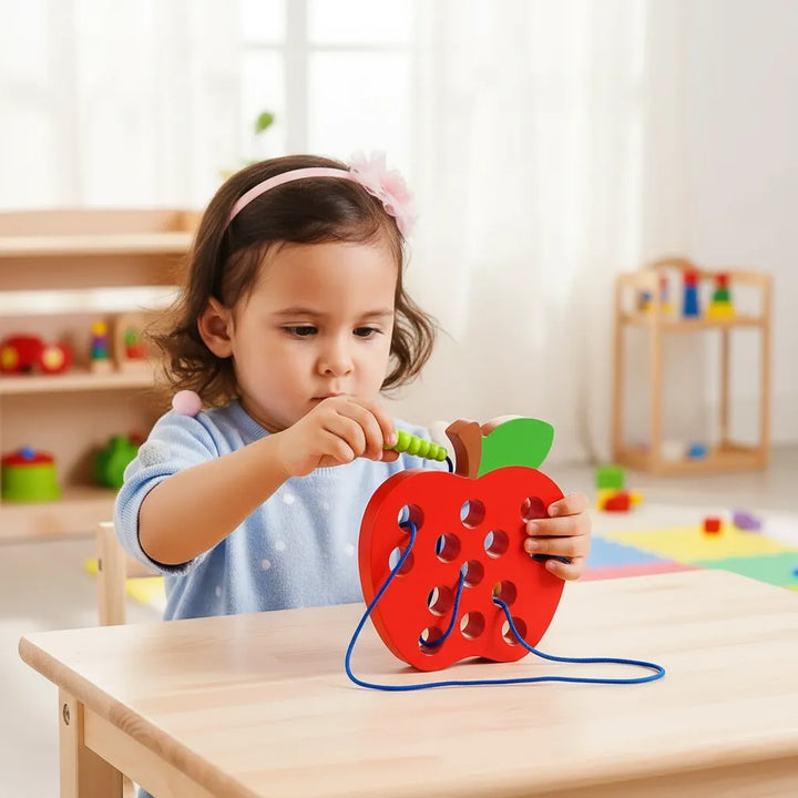 Juguete Didáctico Motricidad Manzana Encajar para Niños