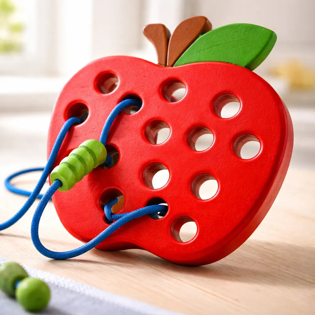Juguete Didáctico Motricidad Manzana Encajar para Niños