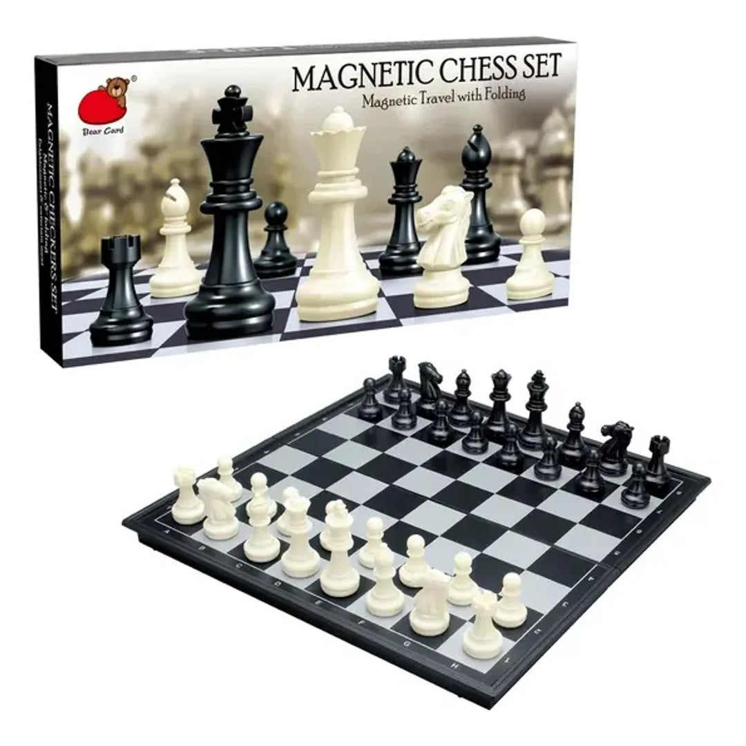 Juego Ajedrez Magnético Tablero Plegable Para Niños