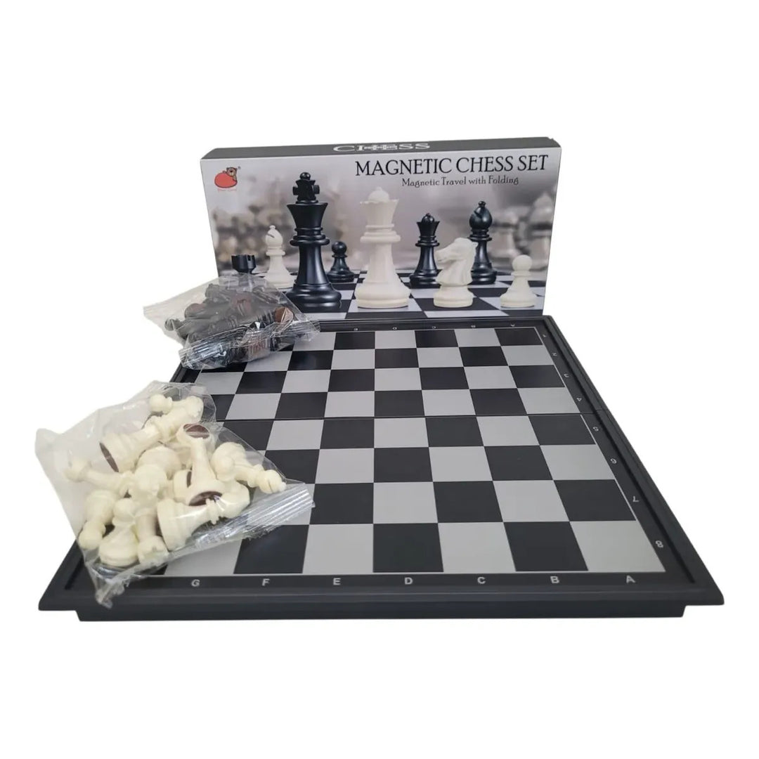 Juego Ajedrez Magnético Tablero Plegable Para Niños