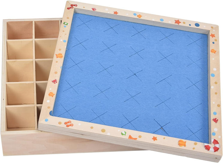 Juego Didáctico Memoria De Pesca En Madera Para Niños