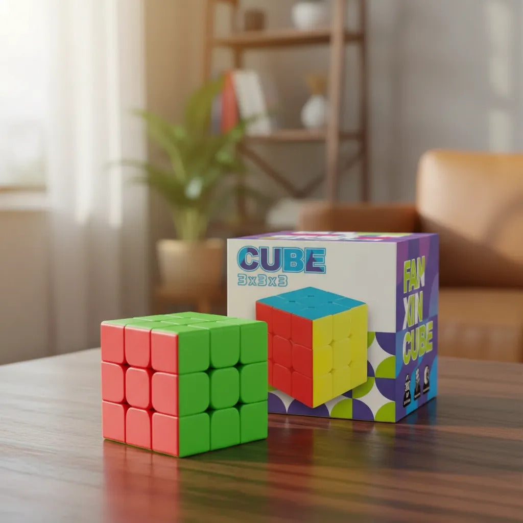 Juego De Lógica Cubo Rubik 3x3 Para Niños