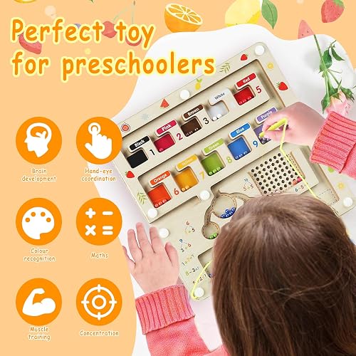Juego Educativo Clasificador Sumas y Restas Magnético Para Niños