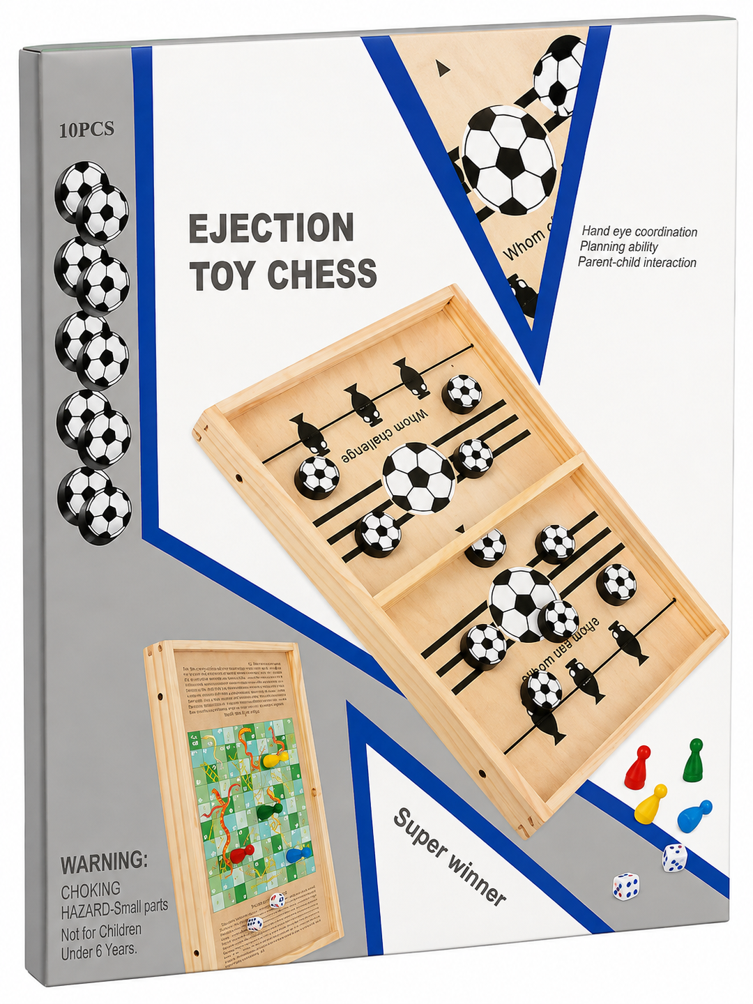 Juego De Mesa Lanzador 2 en 1 Para Niños