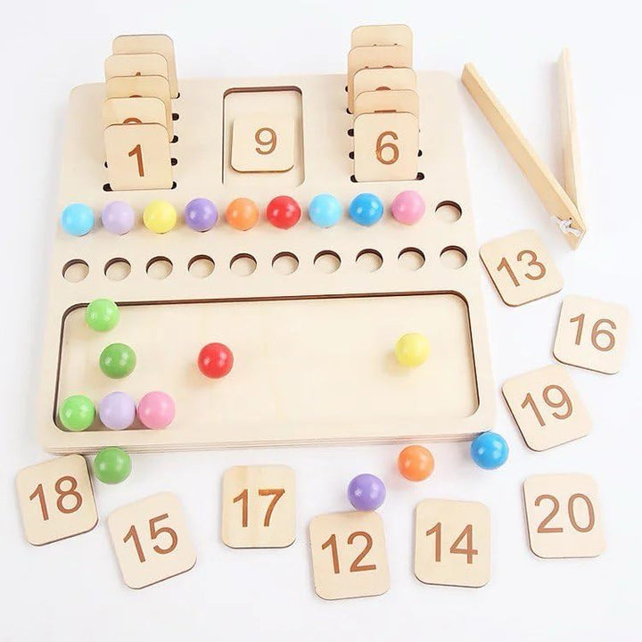 Juego Didáctico Tablero de Números y Aritmética Para Niños