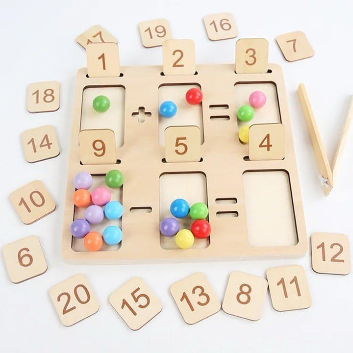 Juego Didáctico Tablero de Números y Aritmética Para Niños