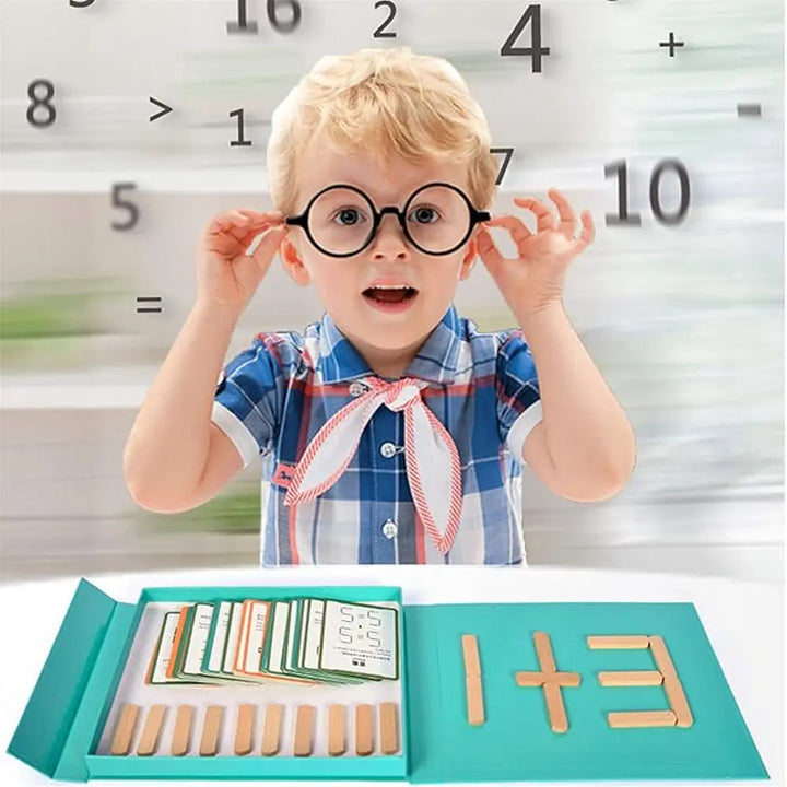 Juego Lógico Didáctico Puzzle Magnético de Madera para Niños