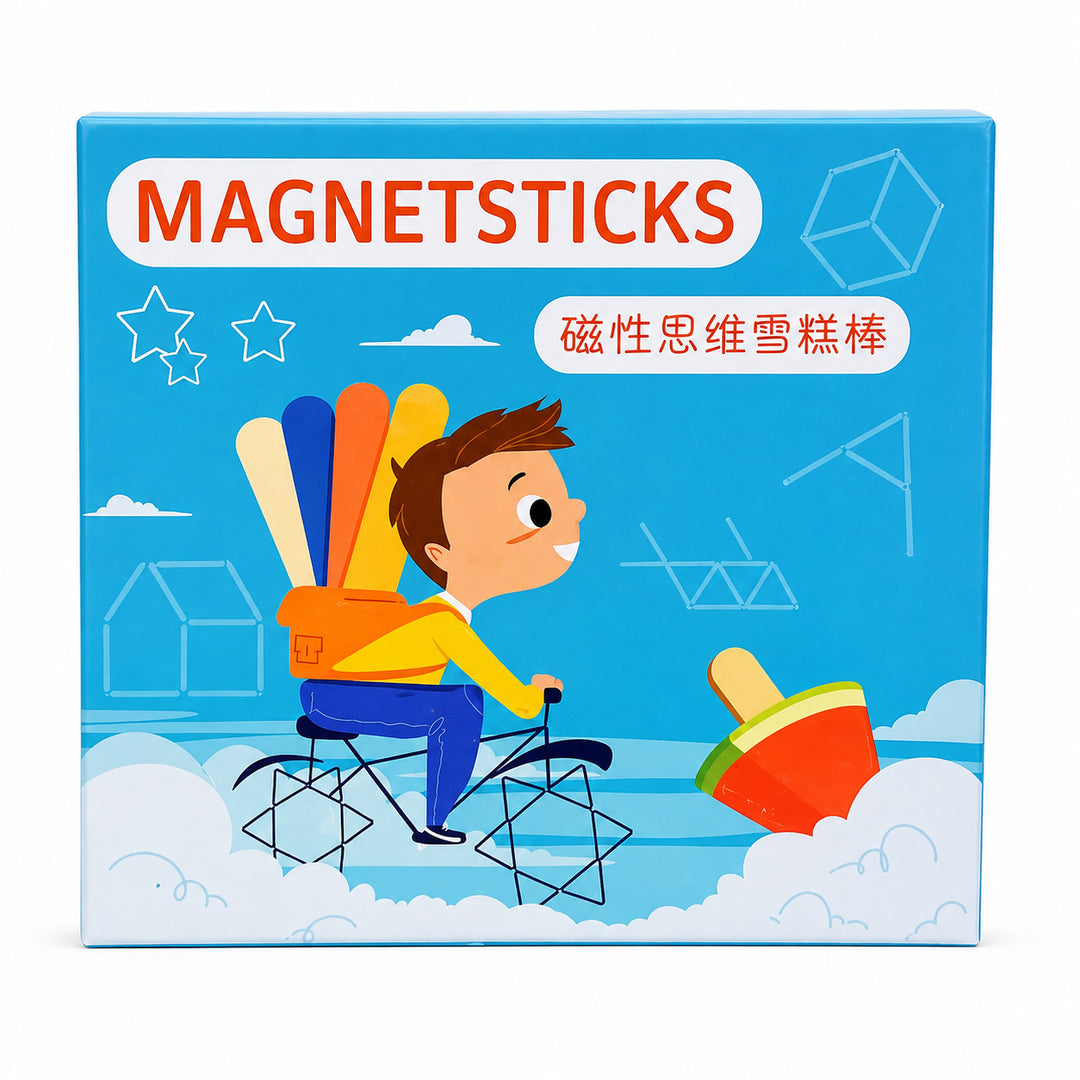 Juego Lógico Didáctico Puzzle Magnético de Madera para Niños