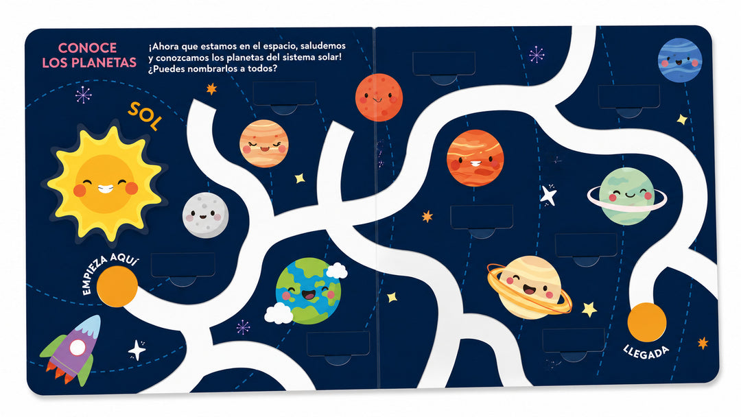 Libro A ver si me encuentras Espacio Exterior Para Niños