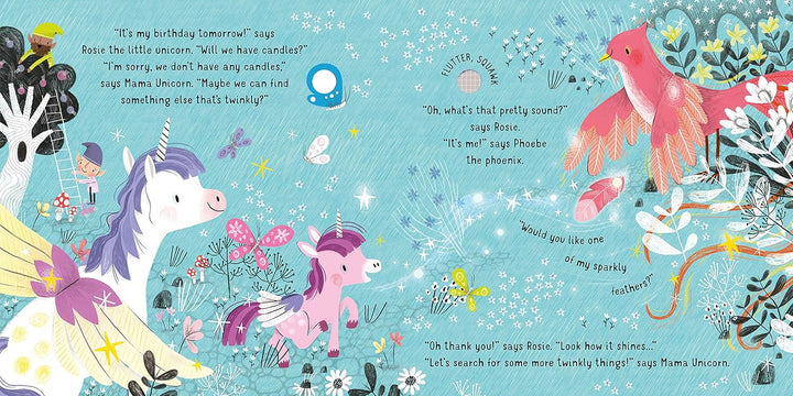 Libro Infantil Interactivo con Luces y Sonidos Unicornios Para Niños