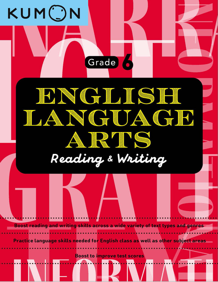 Libro Educativo Kumon Language Arts Grade 6 Para Niños