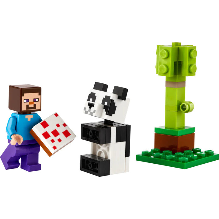 Juego de Construcción Lego Minecraft con Steve y Baby-Panda Niños
