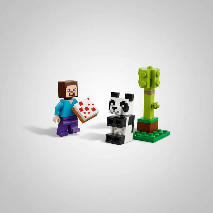 Juego de Construcción Lego Minecraft con Steve y Baby-Panda Niños
