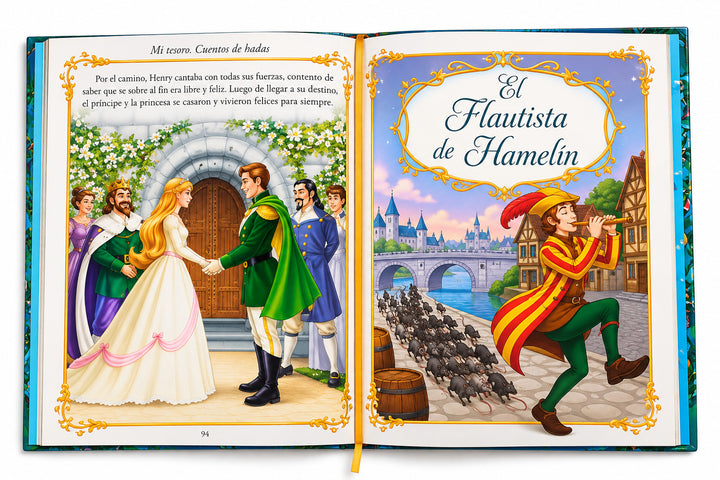 Libro Ilustrado Cuentos de Hadas Tesoro Lexus Para Niños
