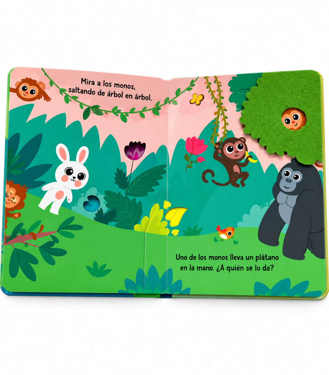 Libro Sensorial Interactivo Danny el Explorador La Selva Para Niños