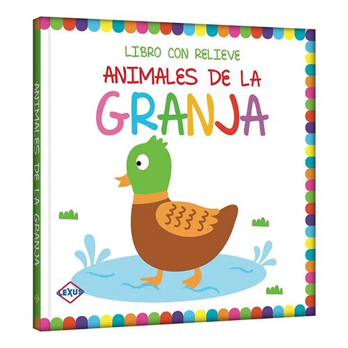 Libro Infantil con Relieve Animales de la Granja Para Niños