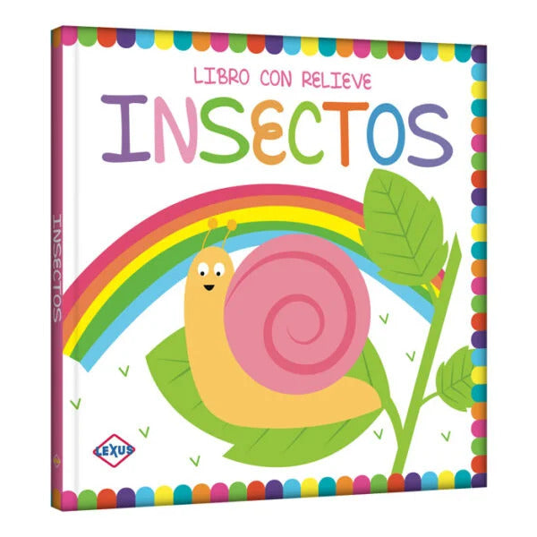 Libro Didáctico con Relieve Insectos Para Niños