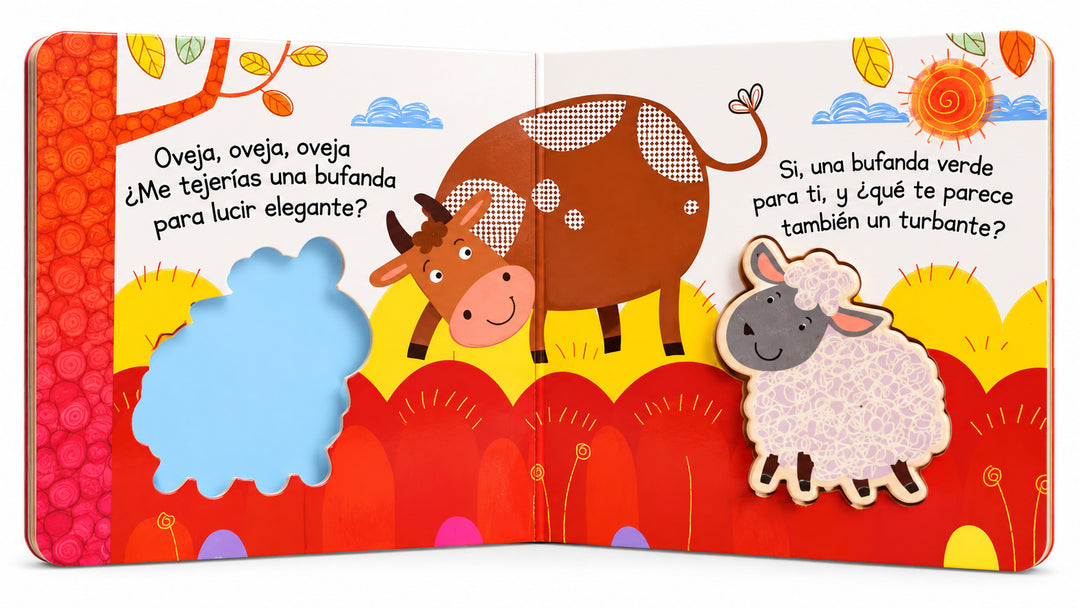 Libro Ilustrado Olga Oveja y sus Amigos Para Niños