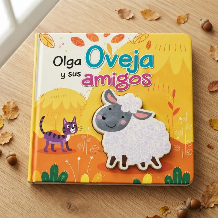 Libro Ilustrado Olga Oveja y sus Amigos Para Niños