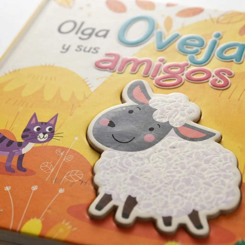 Libro Ilustrado Olga Oveja y sus Amigos Para Niños