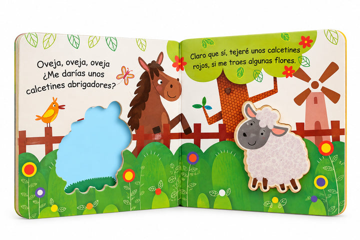Libro Ilustrado Olga Oveja y sus Amigos Para Niños
