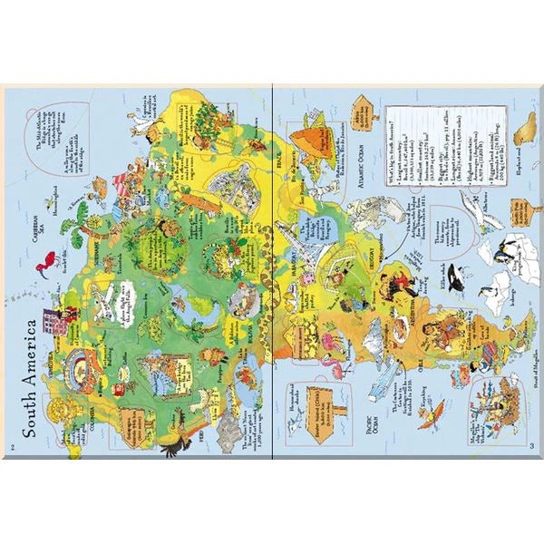 Atlas Educativo Interactivo Solapas Mapa Mundo Usborne Para Niños