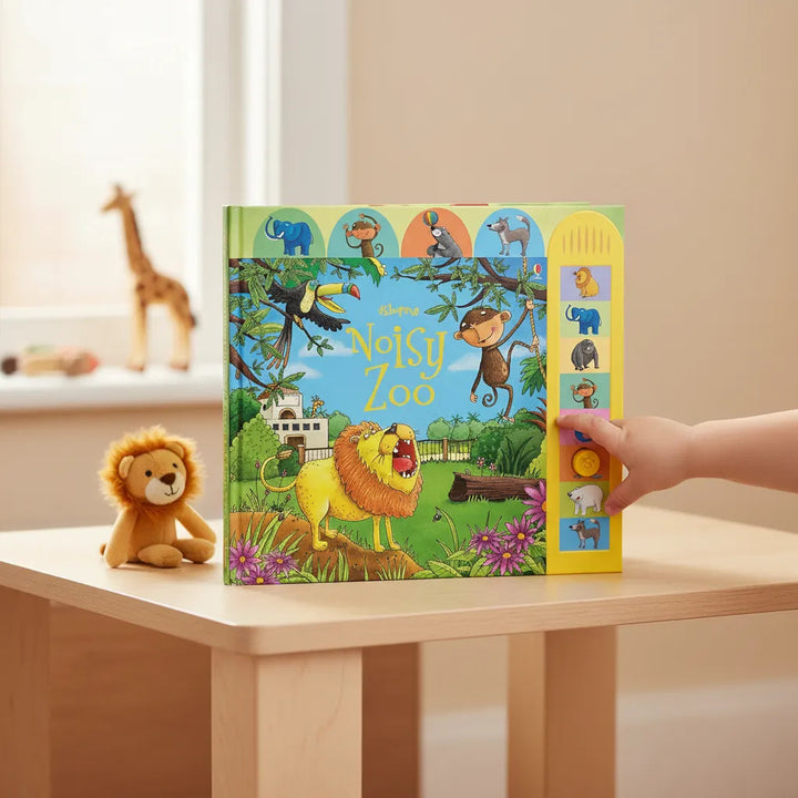 Libro Interactivo Zoológico Sonoros con Solapas Para Niños