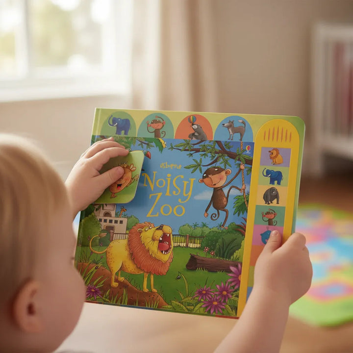 Libro Interactivo Zoológico Sonoros con Solapas Para Niños