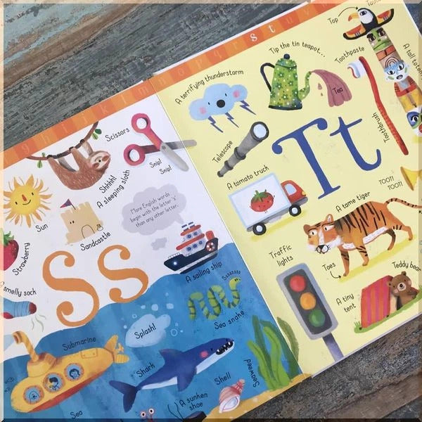 Libro Educativo con Grandes Ilustraciones Big Book of ABC Para Niños