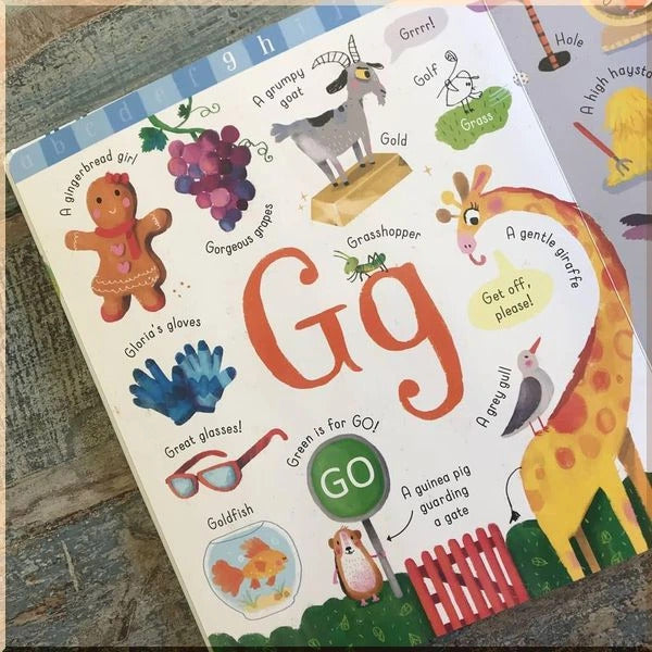 Libro Educativo con Grandes Ilustraciones Big Book of ABC Para Niños