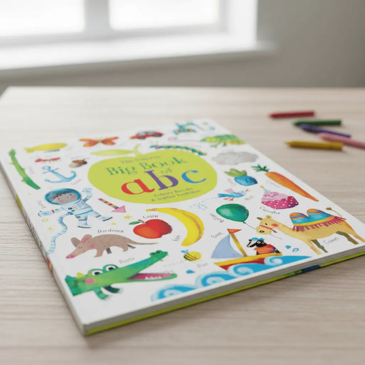 Libro Educativo con Grandes Ilustraciones Big Book of ABC Para Niños