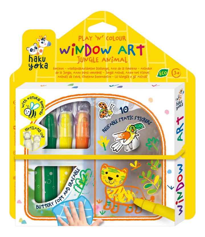 Crayones de Cera Animales De La Jungla Para Niños