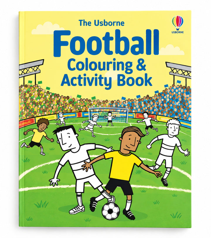 Libro de Actividades Colorear Fútbol Usborne Para Niños