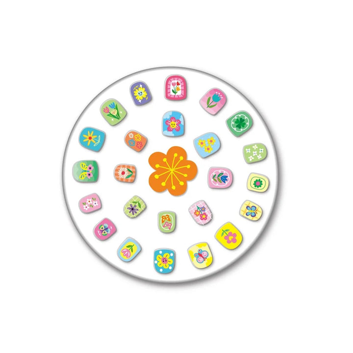 Set Uñas Adhesivas Temática Naturaleza Para Niños
