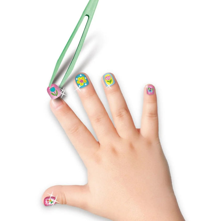 Set Uñas Adhesivas Temática Naturaleza Para Niños