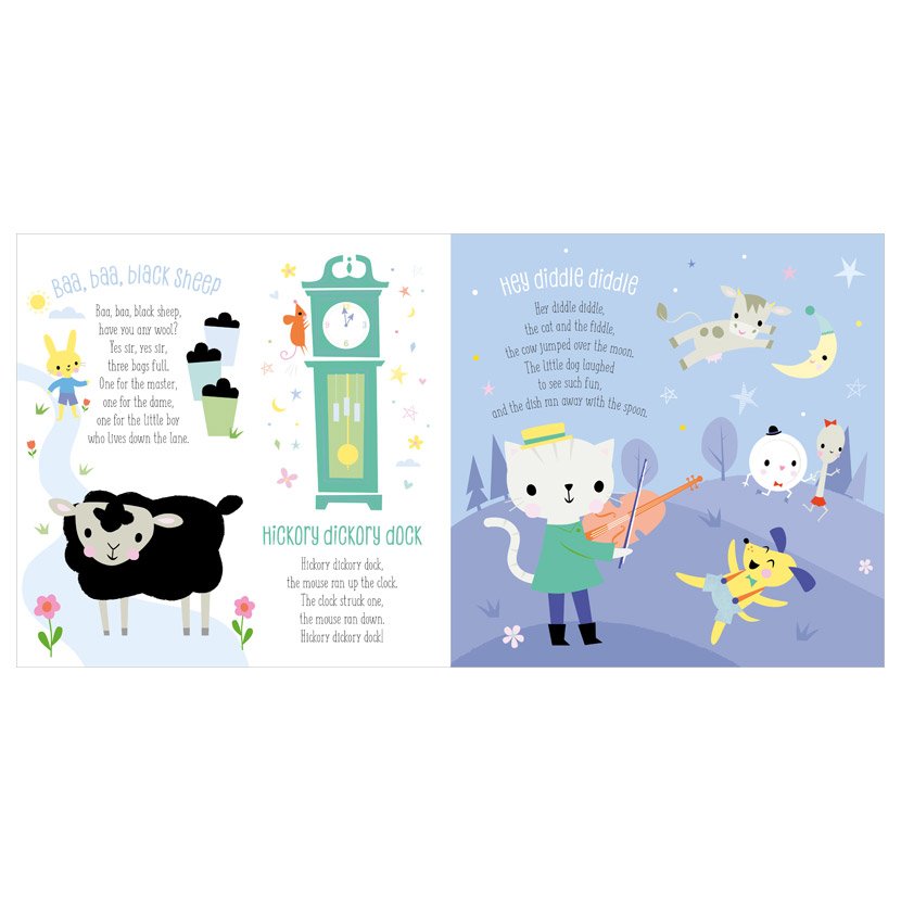 Libro Ilustrado Nursery Rhymes Para Niños Bebés
