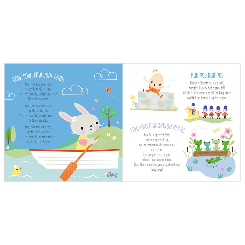 Libro Ilustrado Nursery Rhymes Para Niños Bebés