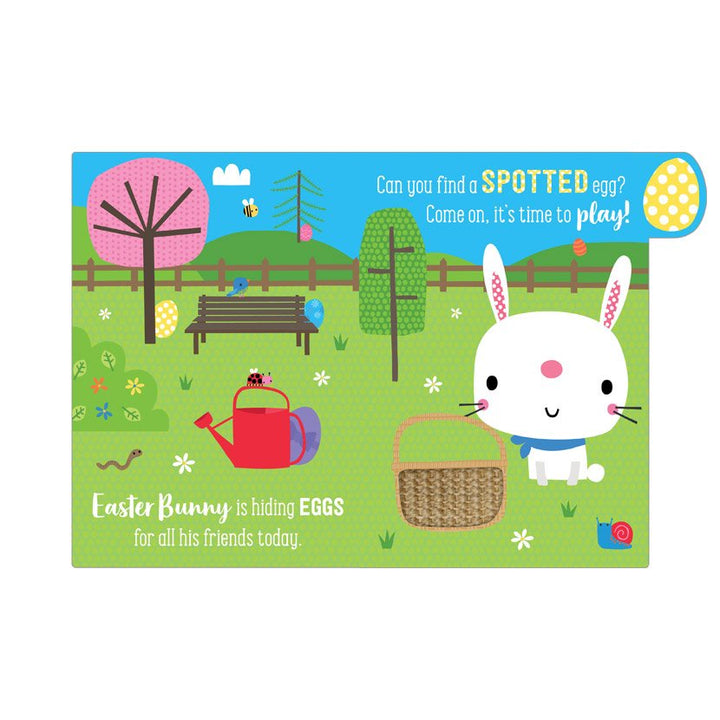 Libro Didáctico con Texturas y Brillantes Time for Easter Para Niños