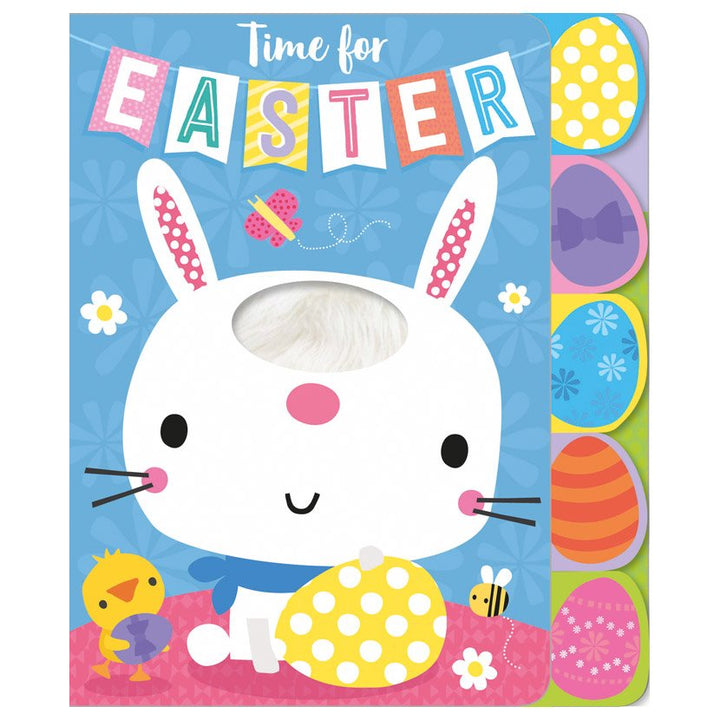 Libro Didáctico con Texturas y Brillantes Time for Easter Para Niños
