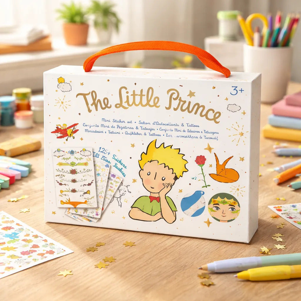 Set Pegatinas y tatuajes de la cara del Principito Para Niños