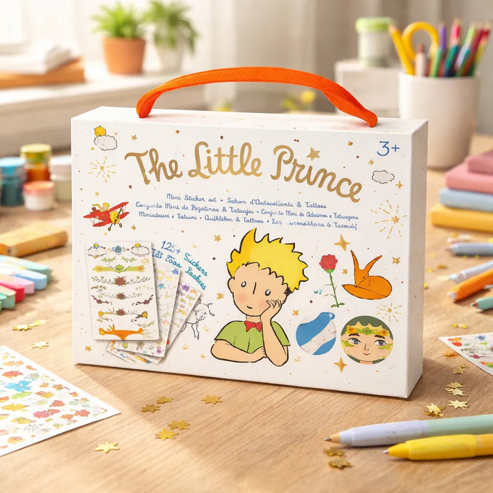 Set Pegatinas y tatuajes de la cara del Principito Para Niños