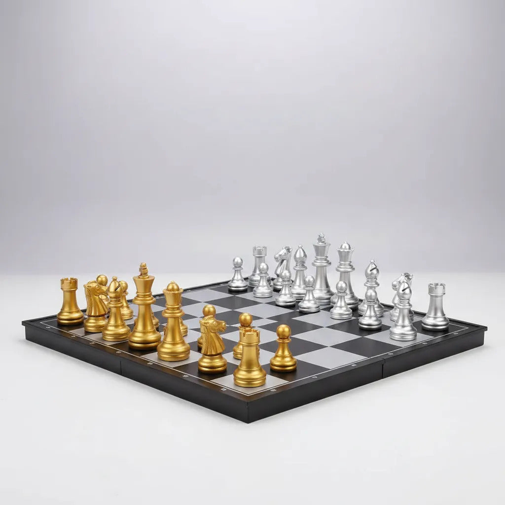Juego De Mesa Ajedrez Magnético de Lujo Para Niños