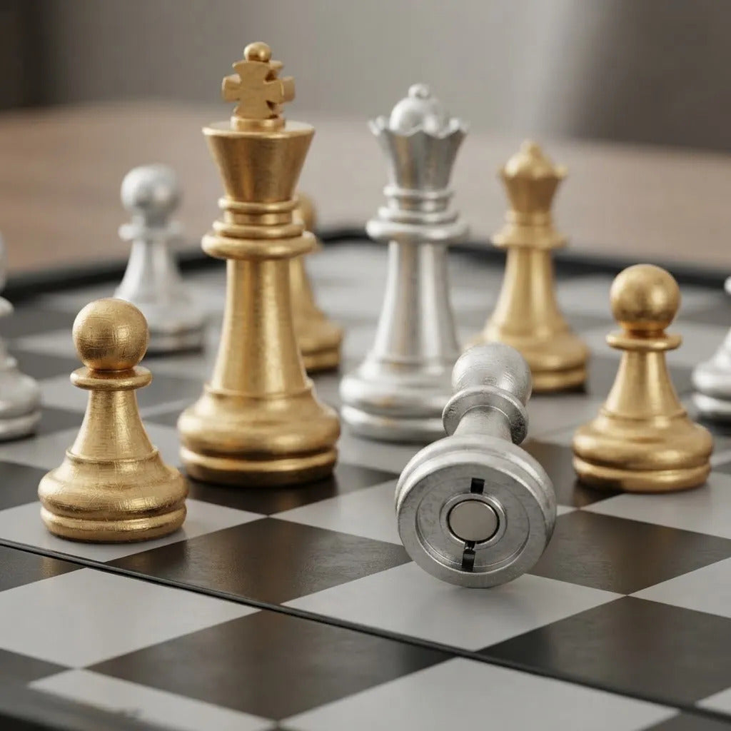 Juego De Mesa Ajedrez Magnético de Lujo Para Niños