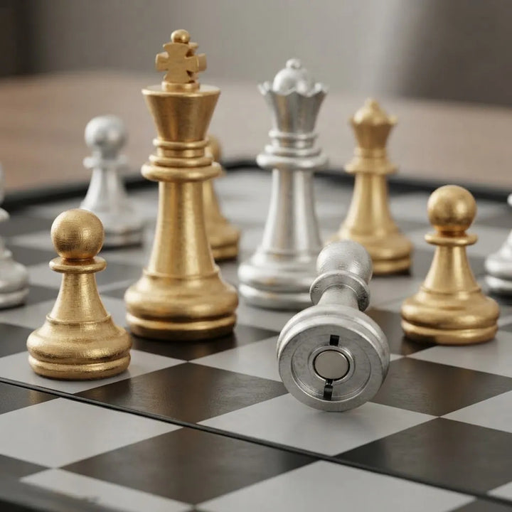Juego De Mesa Ajedrez Magnético de Lujo Para Niños
