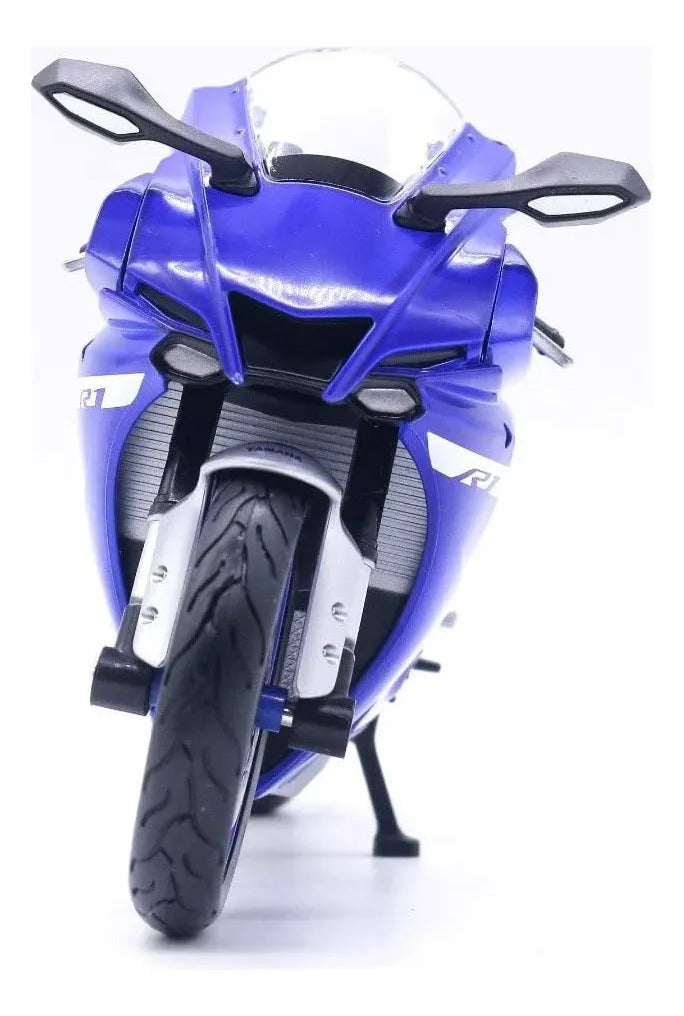Carro Coleccionable Maisto 1:12 Mc Yamaha Yzfr1 Azul