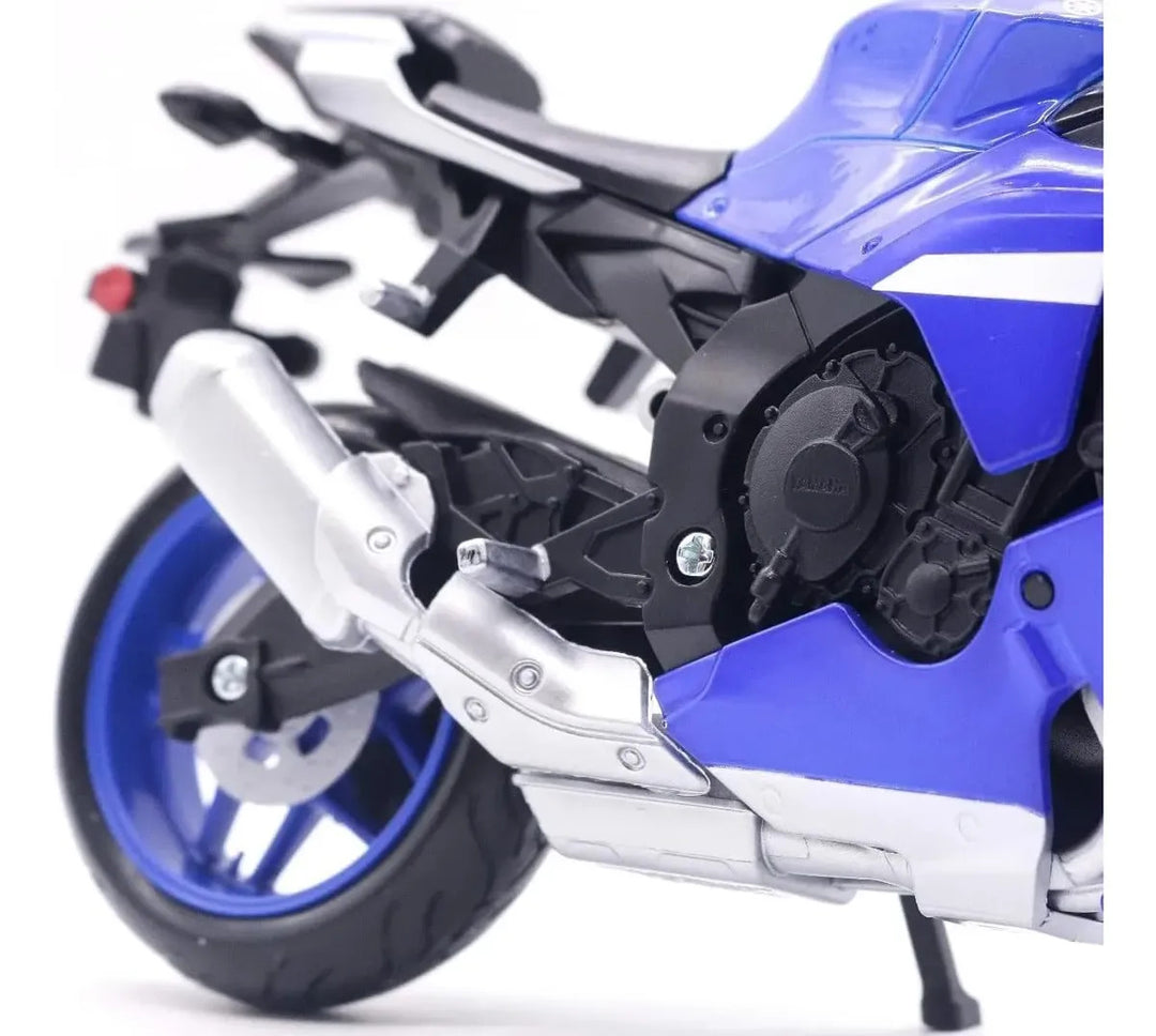 Carro Coleccionable Maisto 1:12 Mc Yamaha Yzfr1 Azul