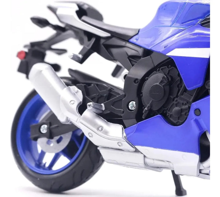 Carro Coleccionable Maisto 1:12 Mc Yamaha Yzfr1 Azul