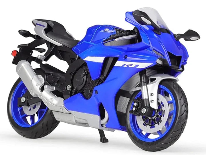 Carro Coleccionable Maisto 1:12 Mc Yamaha Yzfr1 Azul