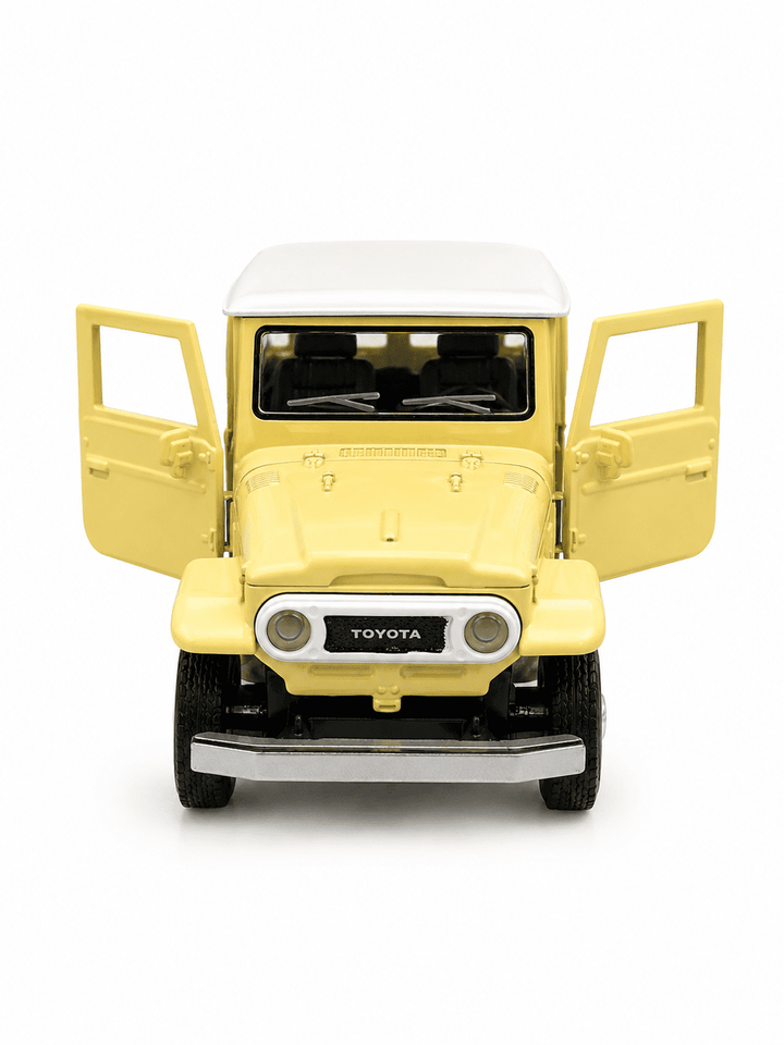 Carro Escala Toyota Land Cruiser Fj40 Amarillo