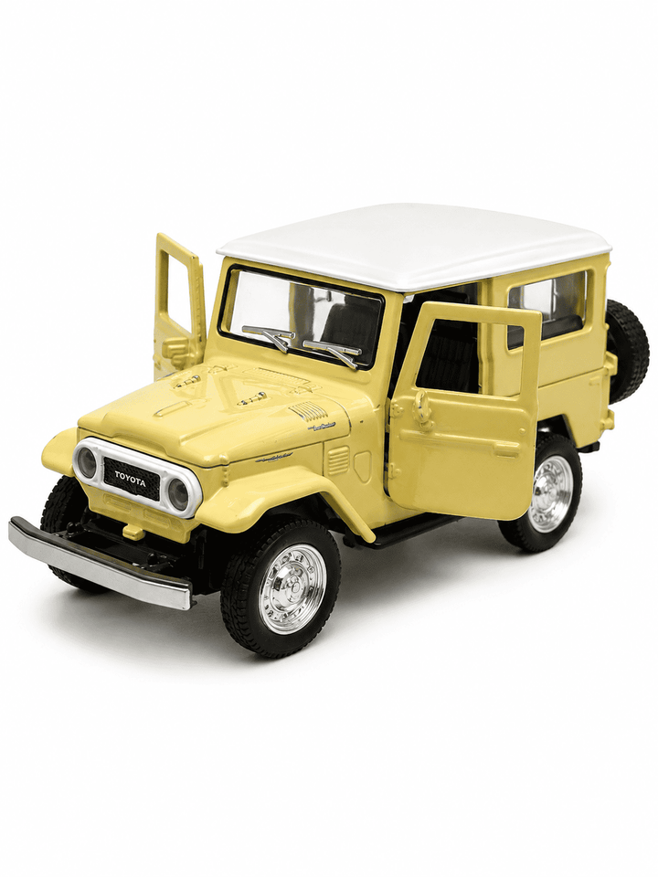 Carro Escala Toyota Land Cruiser Fj40 Amarillo